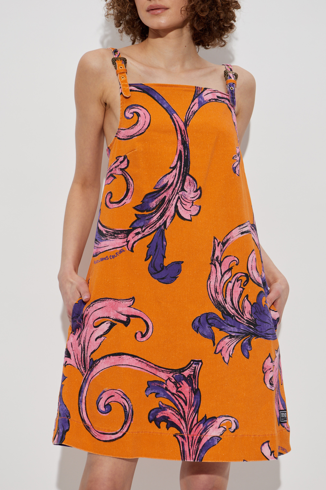 Versace Jeans Couture Denim dress with straps | Women's